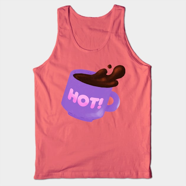 Spill that Hot Coffee! Tank Top by Zofy Saturn